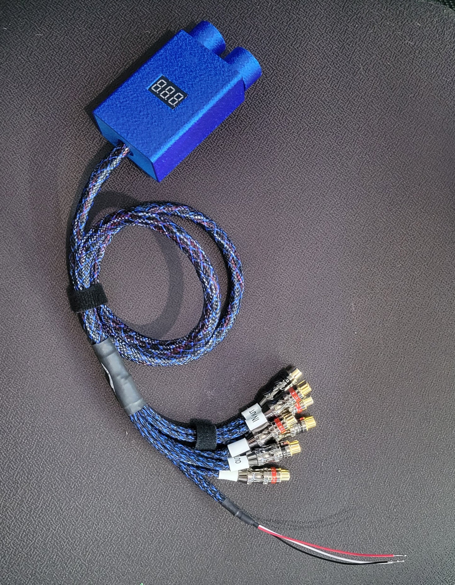 Car Audio Dual Bass Knob w/ Volt Meter