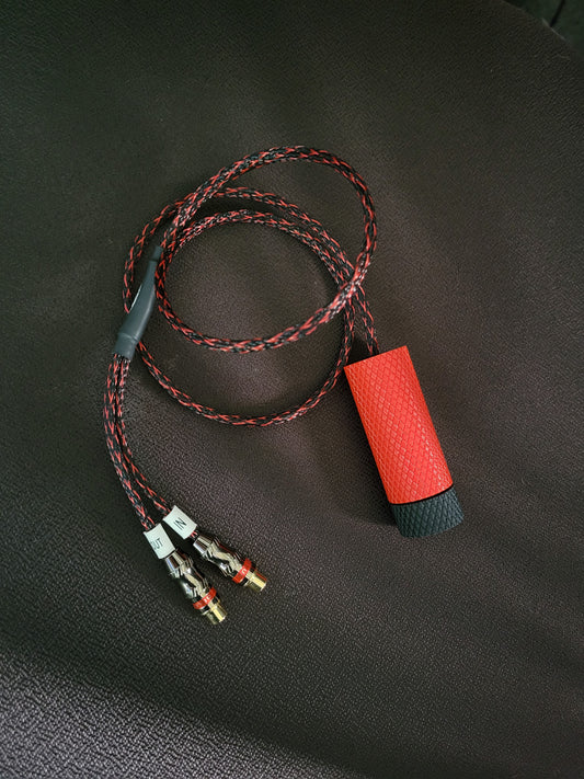 Car audio single in/out bass knob