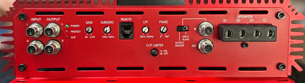 Ruthless Audio 7500.1 Red