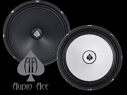 Audio Ace Diamond 8" 180W RMS 4-Ohm PAIR Car Audio Speakers