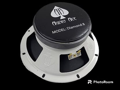 Audio Ace Diamond 8" 180W RMS 4-Ohm PAIR Car Audio Speakers