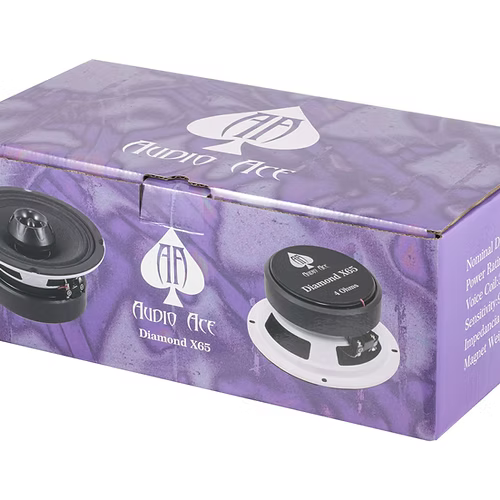 Audio Ace Diamond X8 8" 180W RMS 4-Ohm PAIR Car Audio Speakers