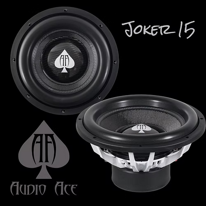 Audio Ace Joker V4 15" 1000W RMS Dual-4-Ohm Subwooofer