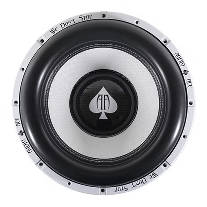 Audio Ace Jester 15" 3000W RMS Dual-4-Ohm Subwooofer With Dyeable Cone