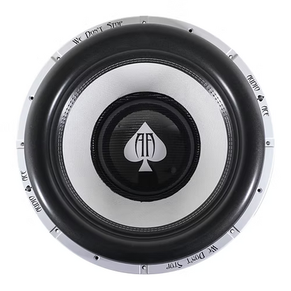 Audio Ace Jester 18" 3000W RMS Dual-4-Ohm Subwooofer With Dyeable Cone