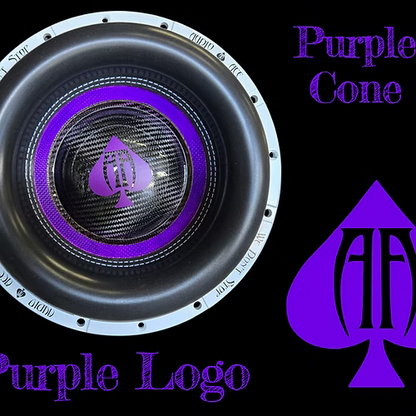 Audio Ace Jester 12" 3000W RMS Dual-4-Ohm Subwooofer With Dyeable Cone