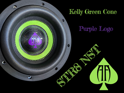 Audio Ace STR8 NST 8" 1000W RMS Dual-4-Ohm Subwooofer