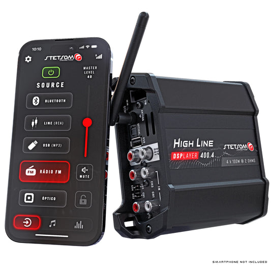 Stetsom High Line DSPLAYER 400.4, Car Audio Amplifier with DSP